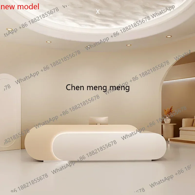 Office Furniture Store - Balcões de Recepção Estilo Creme A74