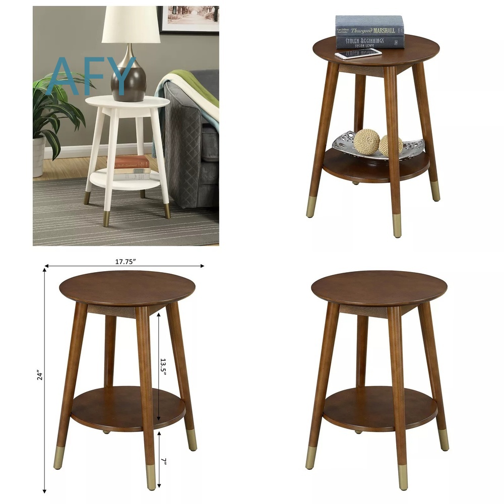 Office Furniture Ikea - Mesa Lateral de Madeira com Compartimento