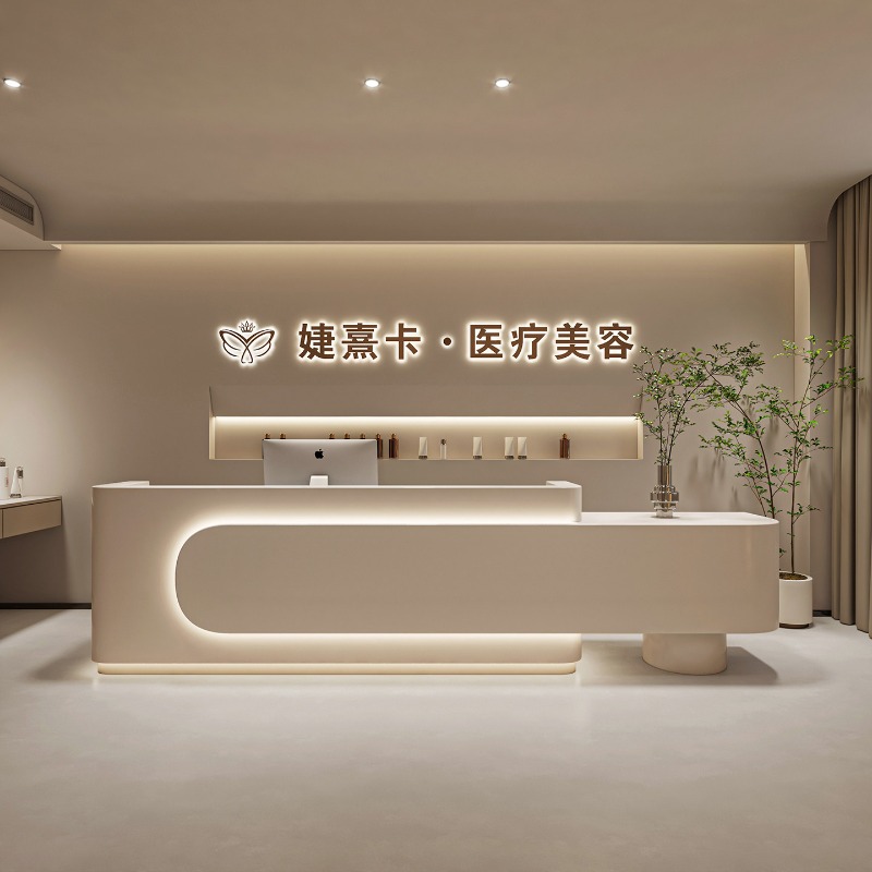 Balcão de Recepção Moderno par - Office Furniture Store avaliação e preço