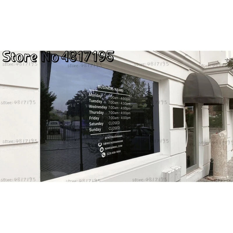 Horas de abertura com logotipo - Office Furniture Store avaliação e preço