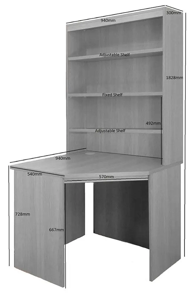 Unidade de mesa de canto S Mes - Office Furniture Uk avaliação e preço