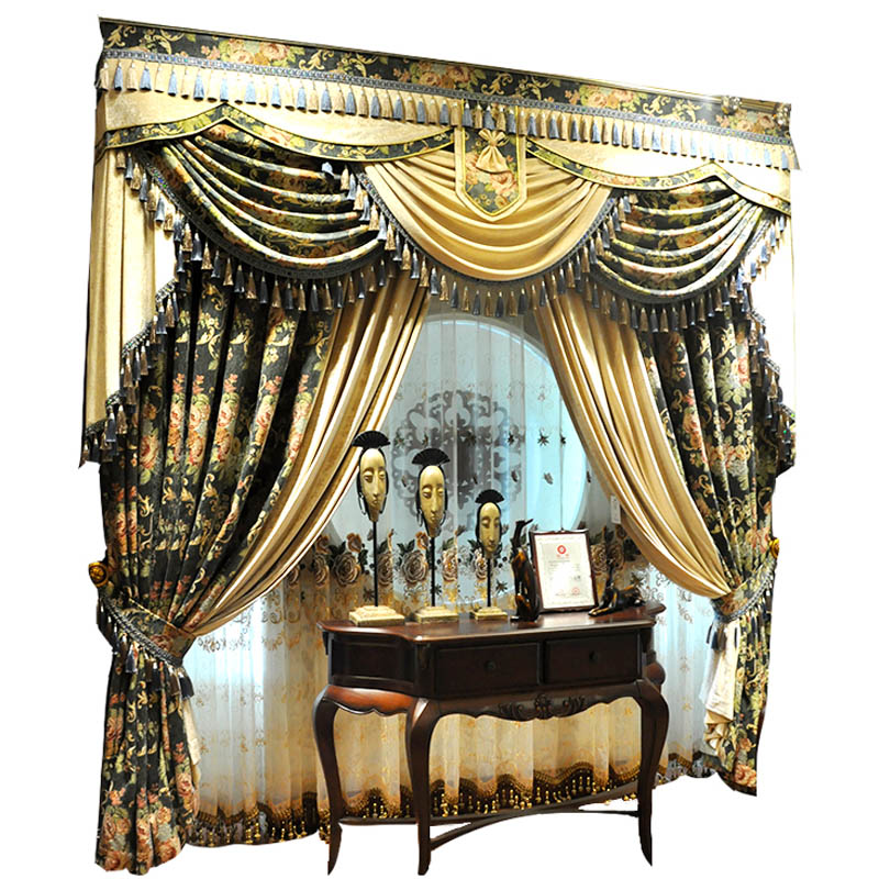 Cortinas com padrão de flores  - Office Furniture Hong Kong avaliação e preço
