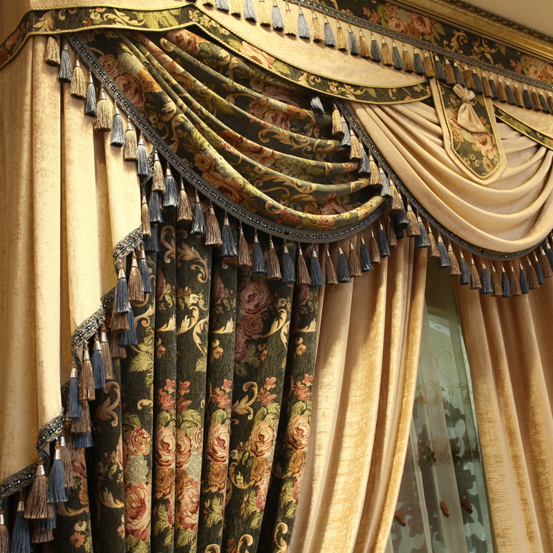 Cortinas com padrão de flores  - Office Furniture Hong Kong avaliação e preço