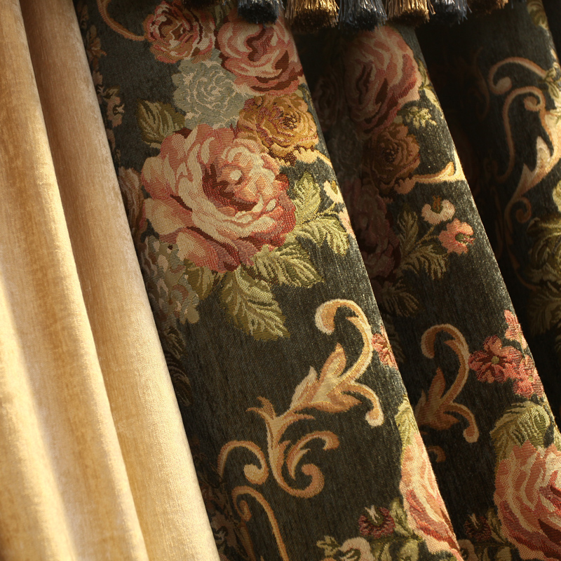 Cortinas com padrão de flores  - Office Furniture Hong Kong avaliação e preço