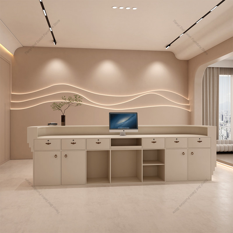 Balcão de Caixa Estilo Nórdico - Office Furniture Store avaliação e preço