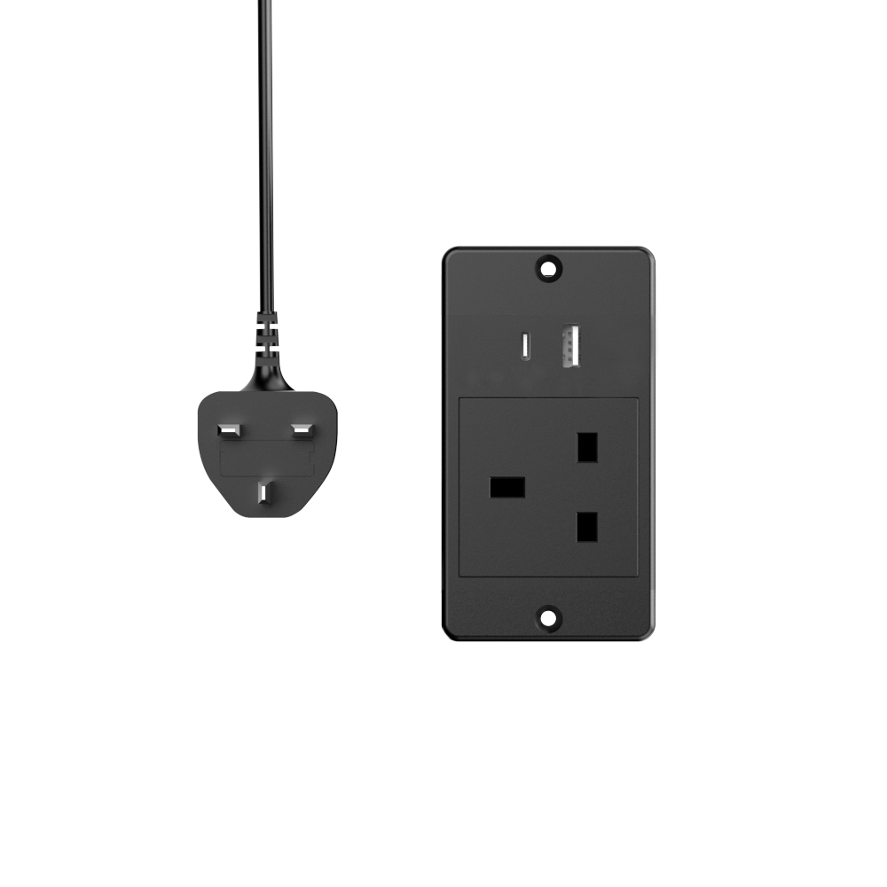 Tomada Embutida Britânica com  - Office Furniture Uk avaliação e preço